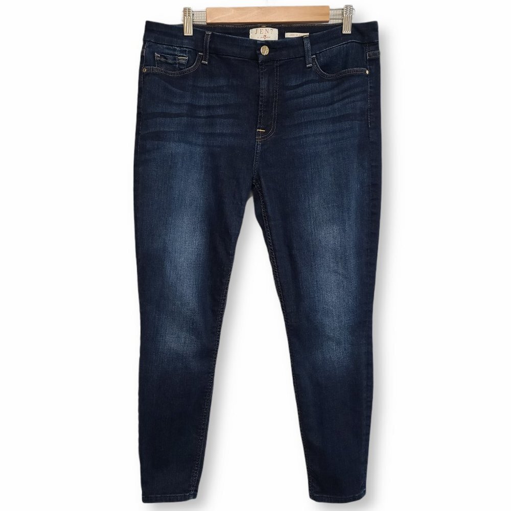 Jen7 7FAM Legging Ankle Blue Jeans 14